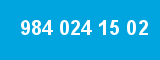 984 024 15 02 984 024 15 02